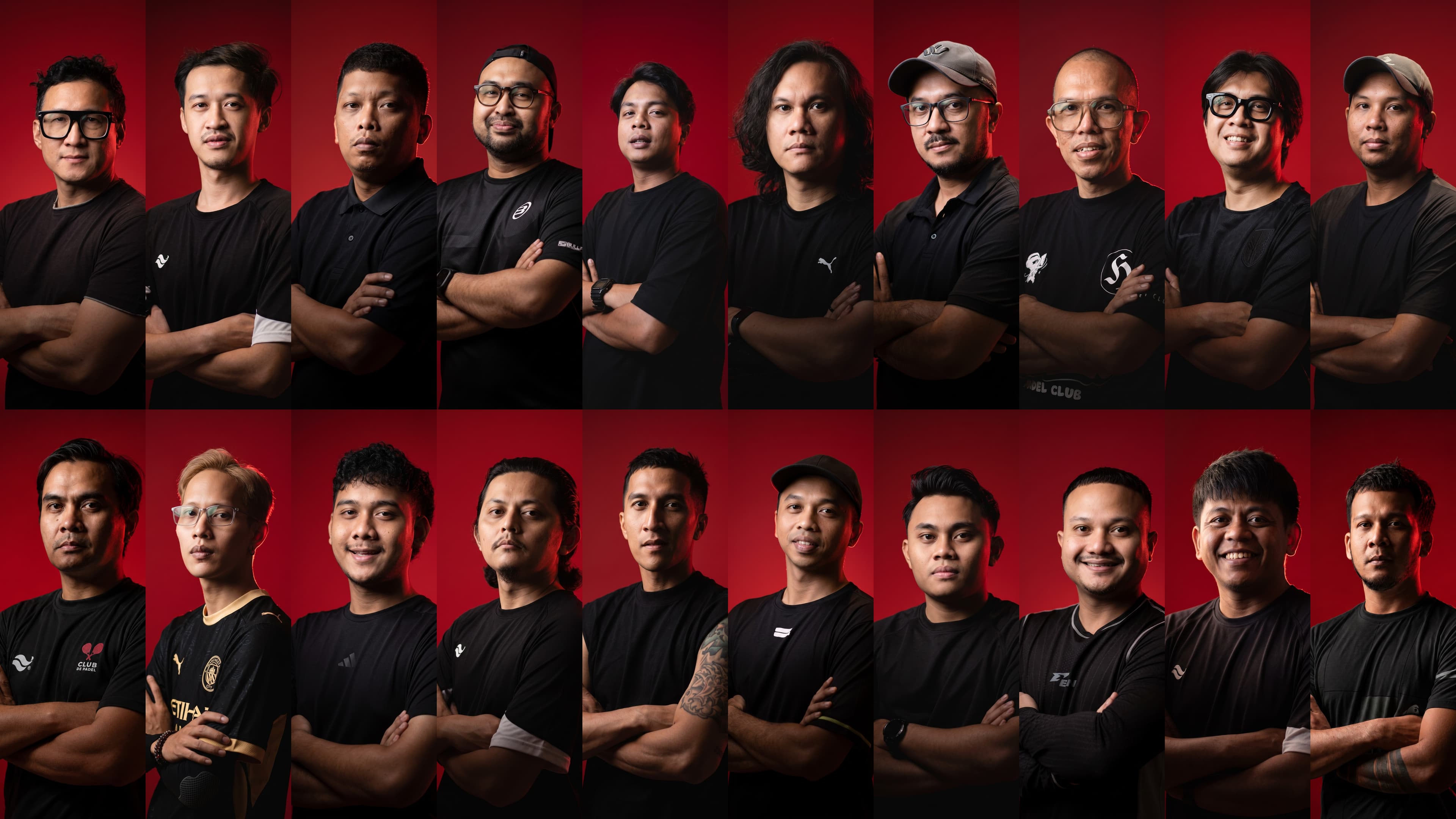 The twenty players of Midwest × BCDP