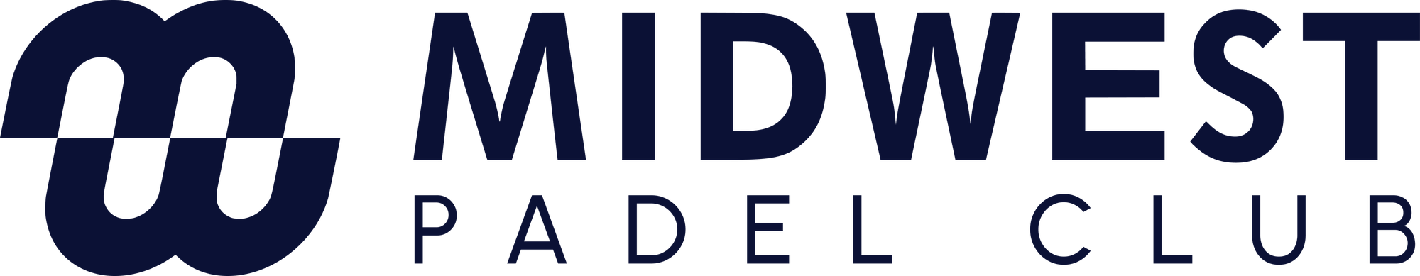 Wordmark navy on off-white